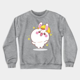 Jumping Cute Bunny Crewneck Sweatshirt